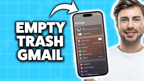 how to empty trash folder in gmail on iphone