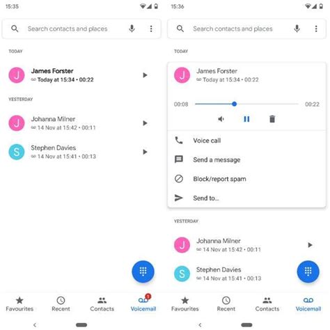 how to empty voicemail on android phone