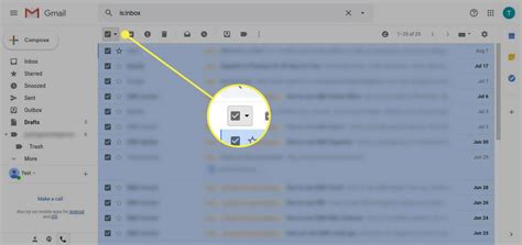how to empty whole gmail inbox