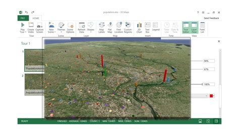 how to enable 3d map in excel 2016