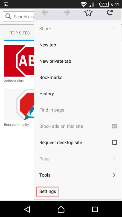 how to enable adblock on chrome android
