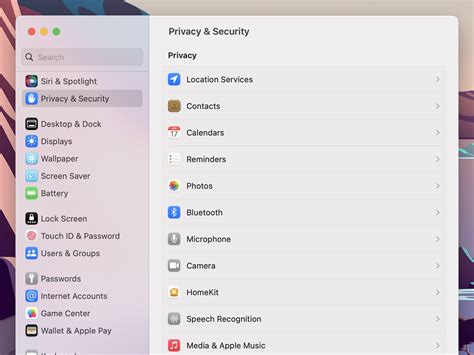 how to enable app permissions on mac