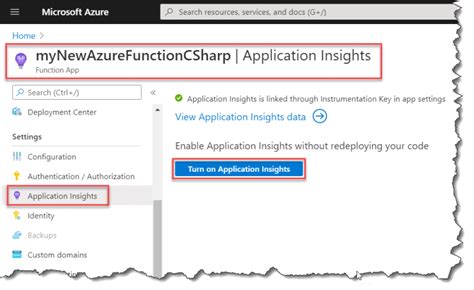 How To Enable Application Insights In Azure Function