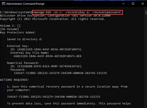 how to enable bitlocker using command prompt