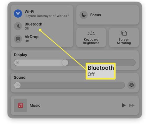 how to enable bluetooth on mac using keyboard