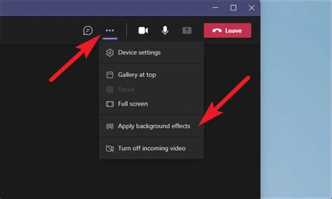 How To Enable Blur Background In Teams