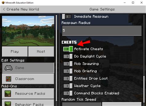 How To Enable Cheats In Minecraft Pc After Creating The World