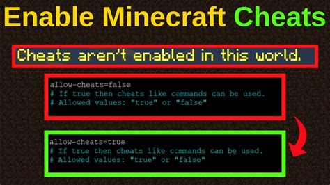 How To Enable Cheats On Your Minecraft Server