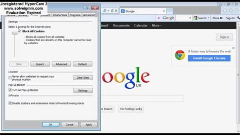 how to enable cookies in internet explorer