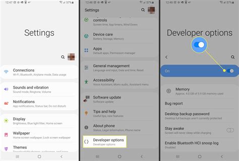how to enable dev mode android 14