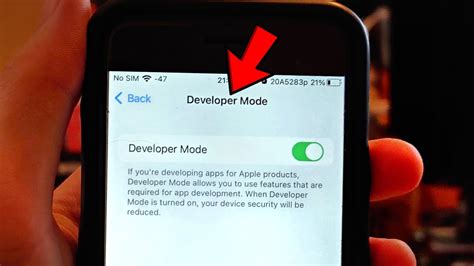 how to enable developer mode in iphone 13 pro max