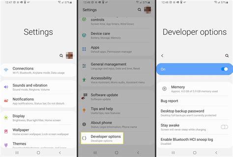 how to enable developer settings on android auto