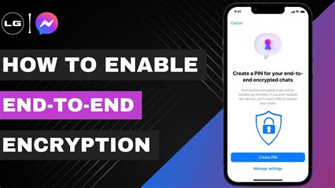 how to enable end to end encryption in messenger android