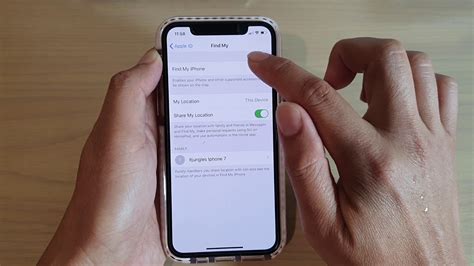 how to enable find my iphone 11