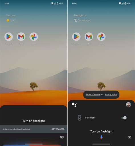 how to enable flashlight on android phone