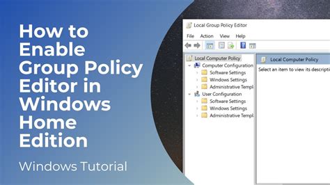 How To Enable Group Policy Editor In Windows 10