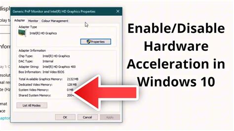 How To Enable Hardware Acceleration Windows 10 Pro
