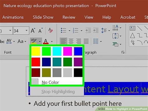 How To Enable Highlight In Powerpoint