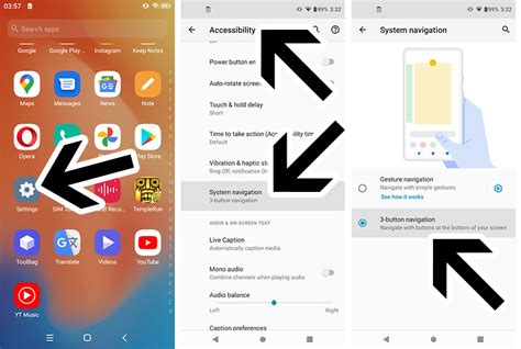 how to enable home and back button in android