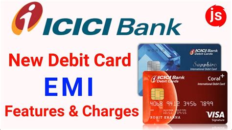 how to enable icici debit card emi option