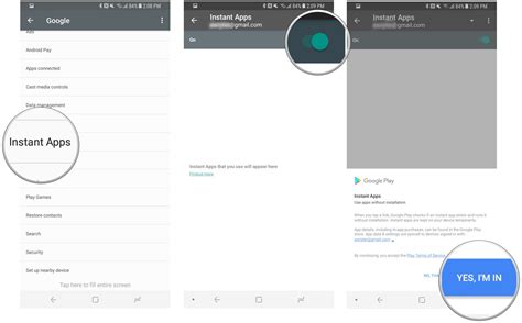 how to enable instant apps