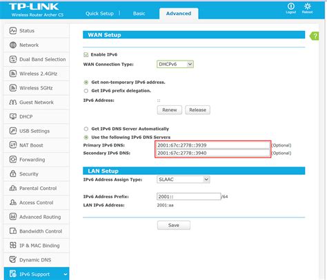 how to enable ipv6 on my router