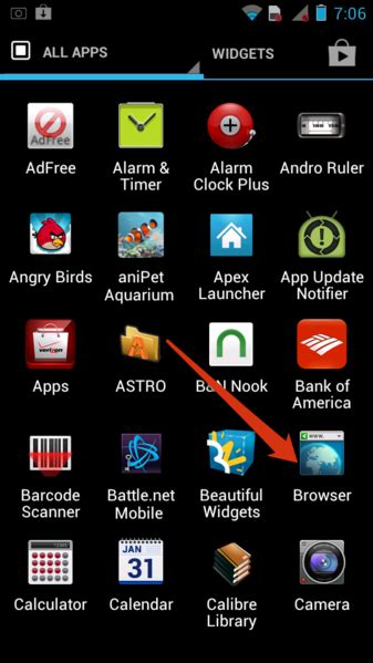 how to enable javascript in android mobile