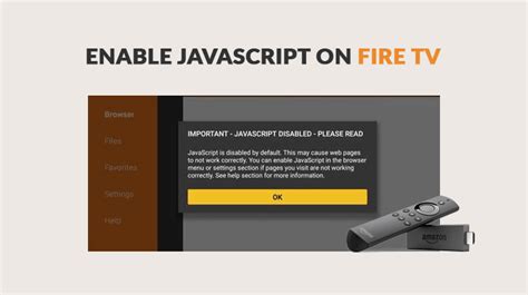 how to enable javascript on fire stick