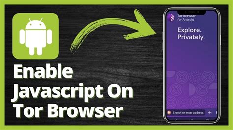 how to enable javascript on tor