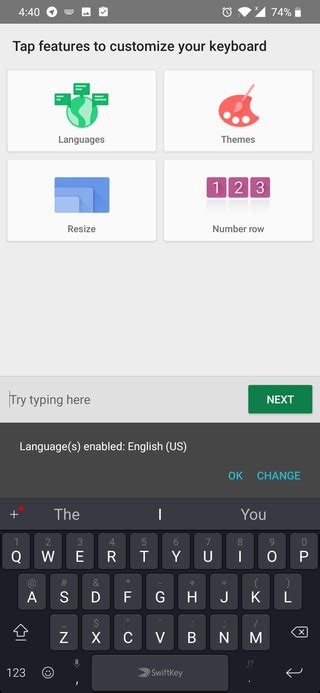 how to enable keyboard on android