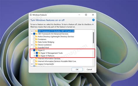 how to enable microsoft hyper v
