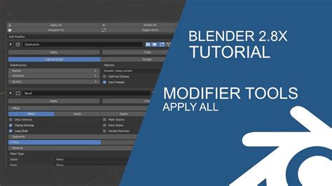 how to enable modifier in blender