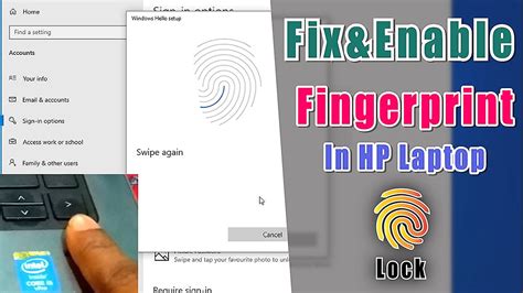 how to enable my fingerprint login