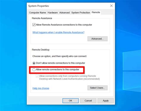 how to enable remote management windows 10