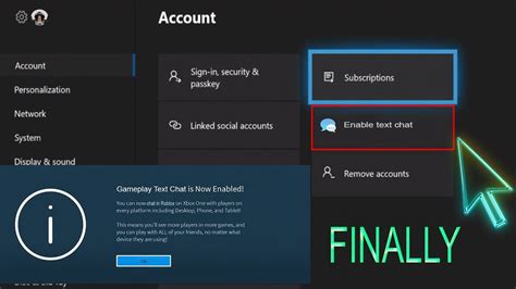 how to enable roblox text chat on xbox