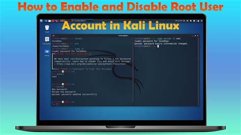 how to enable root user in kali linux