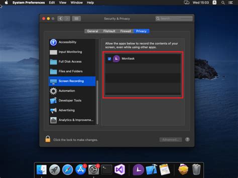how to enable screen capture on mac