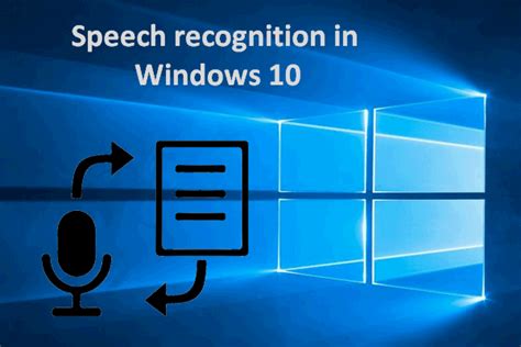 how to enable speech recognition in windows 10