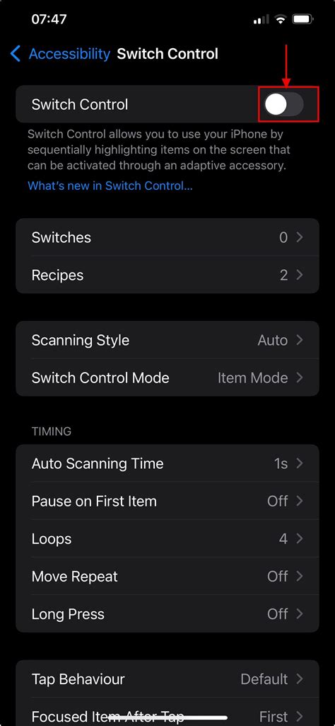 How To Enable Switch Control Iphone
