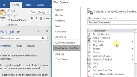 how to enable text to speech in microsoft word 2016