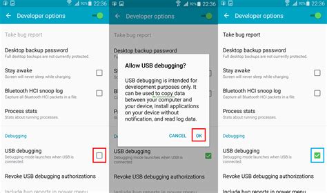 how to enable usb debugging on android