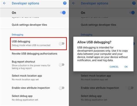 how to enable usb debugging on android from computer