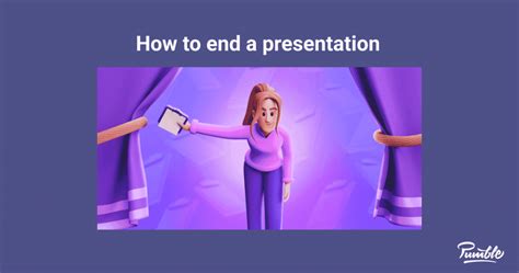 how to end a presentation in class