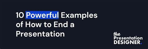 how to end a presentation slide examples