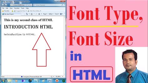 how to enlarge text in html