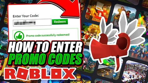 How To Enter A Promo Code In Roblox