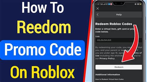 How To Enter A Promo Code In Roblox On Mobile