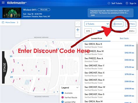 how to enter access code on ticketmaster