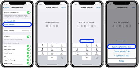 how to enter alphanumeric passcode on iphone