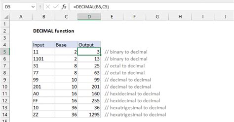 how to enter decimal number in excel